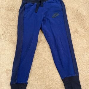 Nike Men’s Royal Blue and Navy Joggers